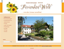 Tablet Screenshot of ferienhof-wolf.de